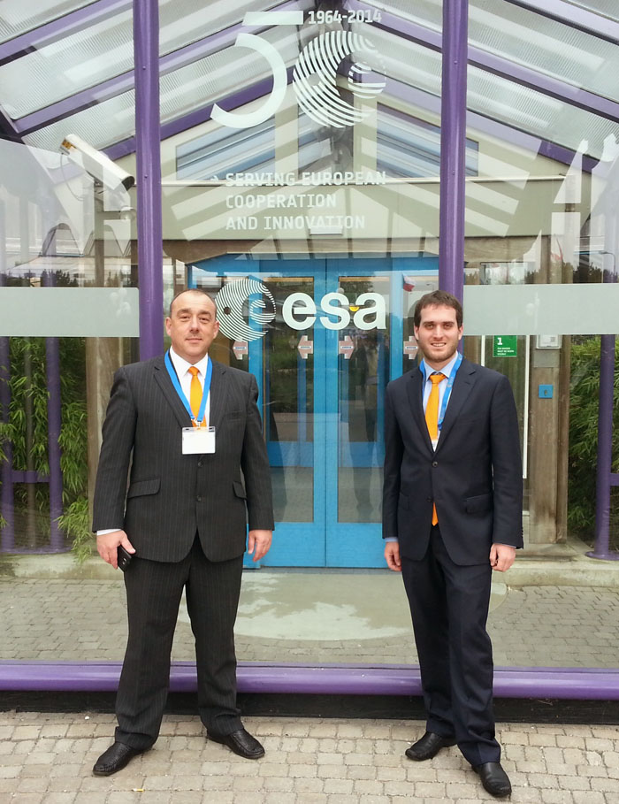 RD ALFA Microelectronics at ESTEC, Lev Lapkis, Roman Maksimov